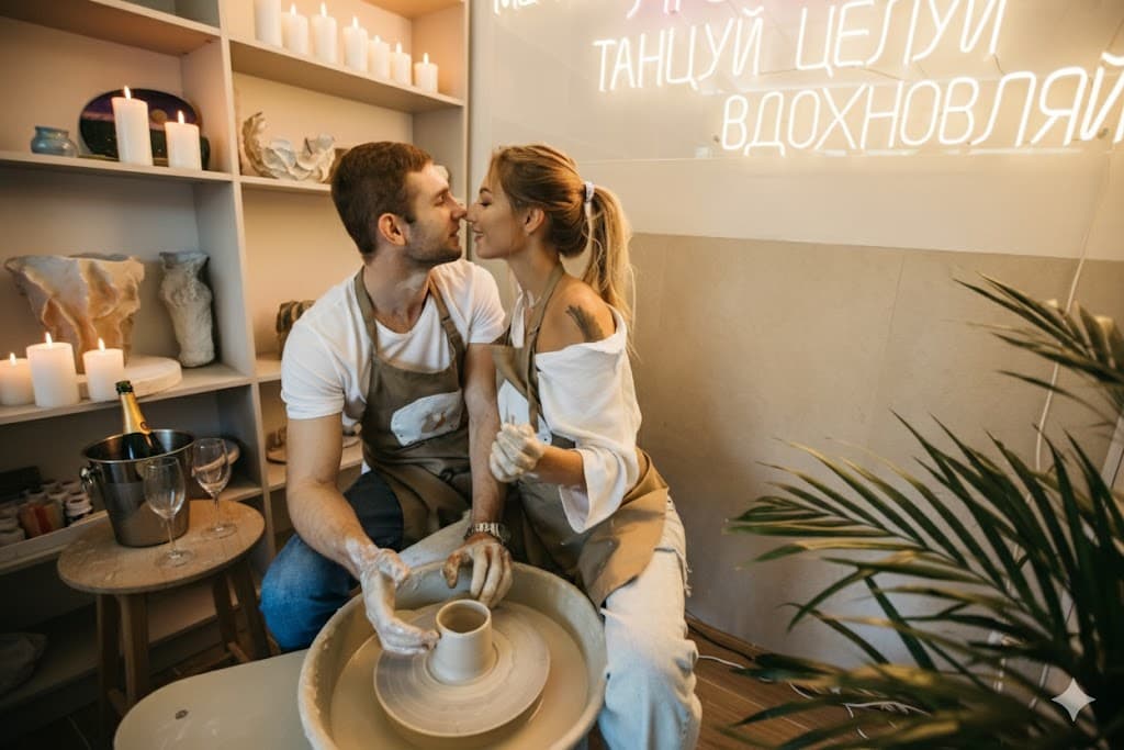 Плейсхолдер арт-свидания в студии